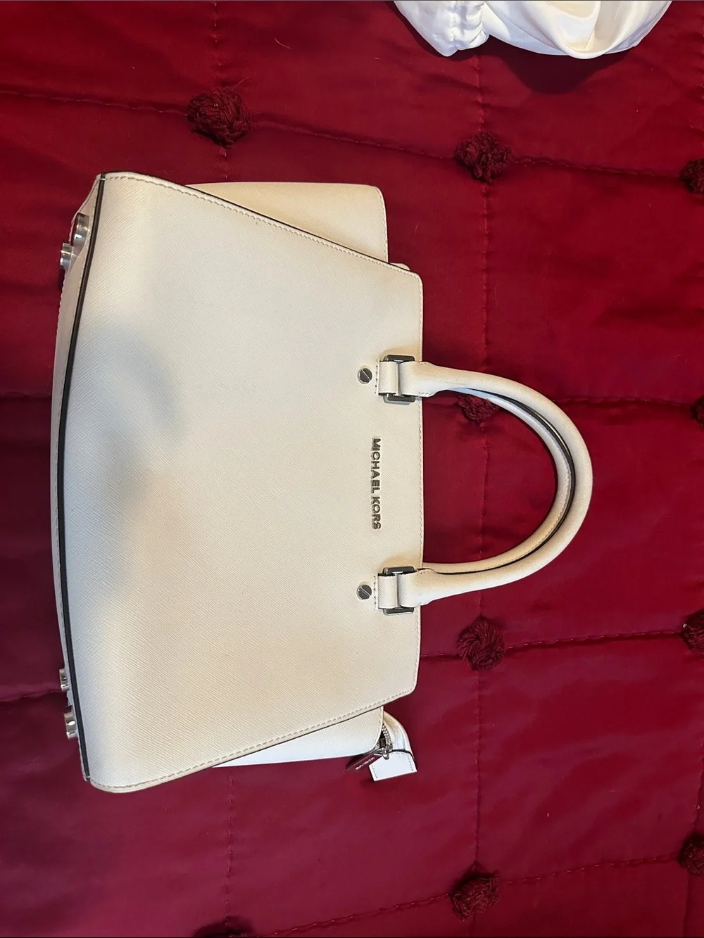 Michael Kors white leather bag - Picture 3 of 6